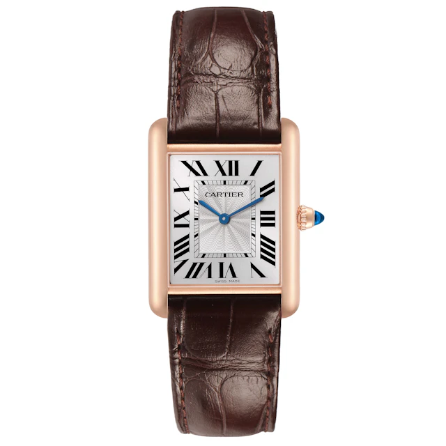 Tank Louis Medium (Reference WGTA0011). A 33.7mm rose gold manual