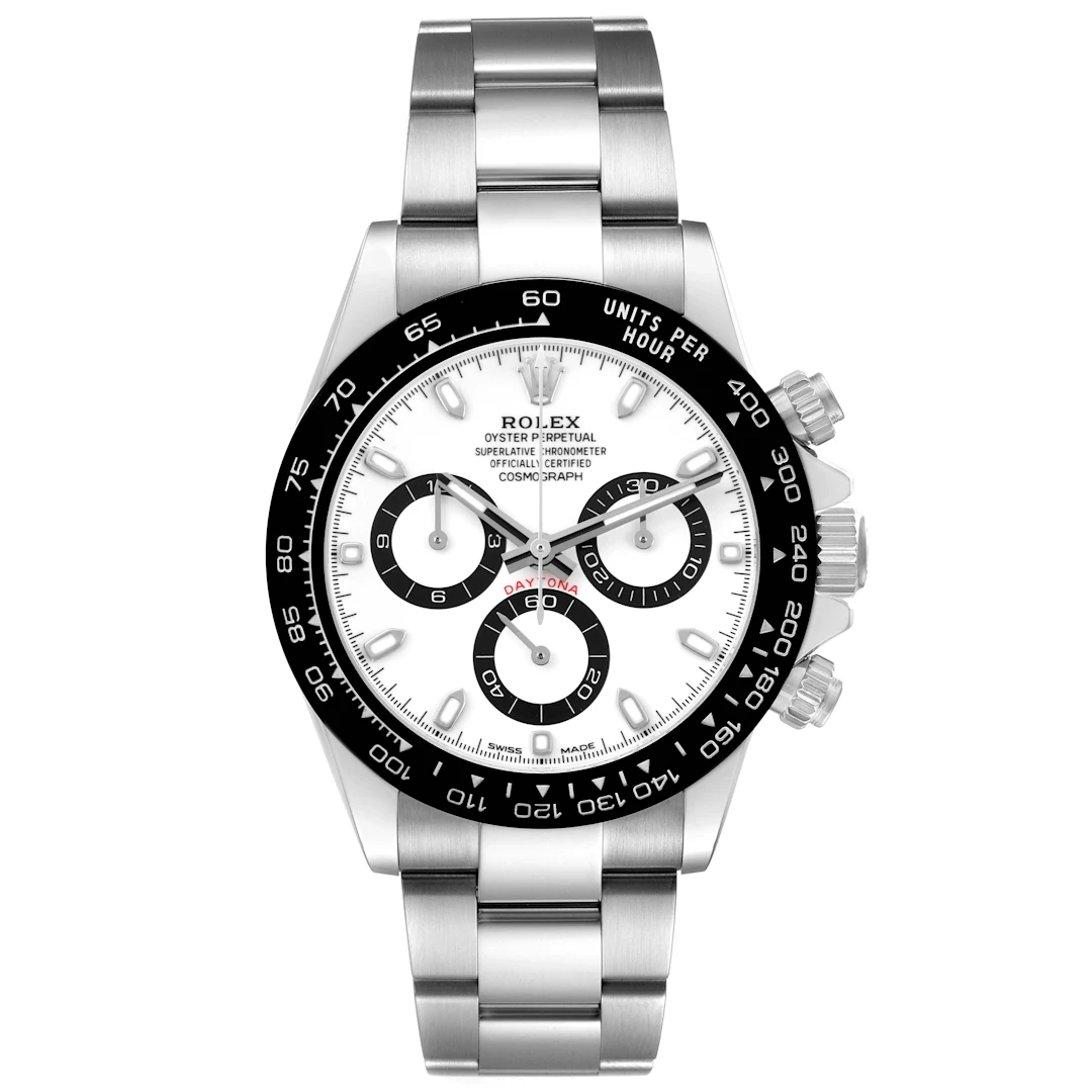 Cosmograph Daytona 'Panda' (Reference 116500LN). A 40mm stainless