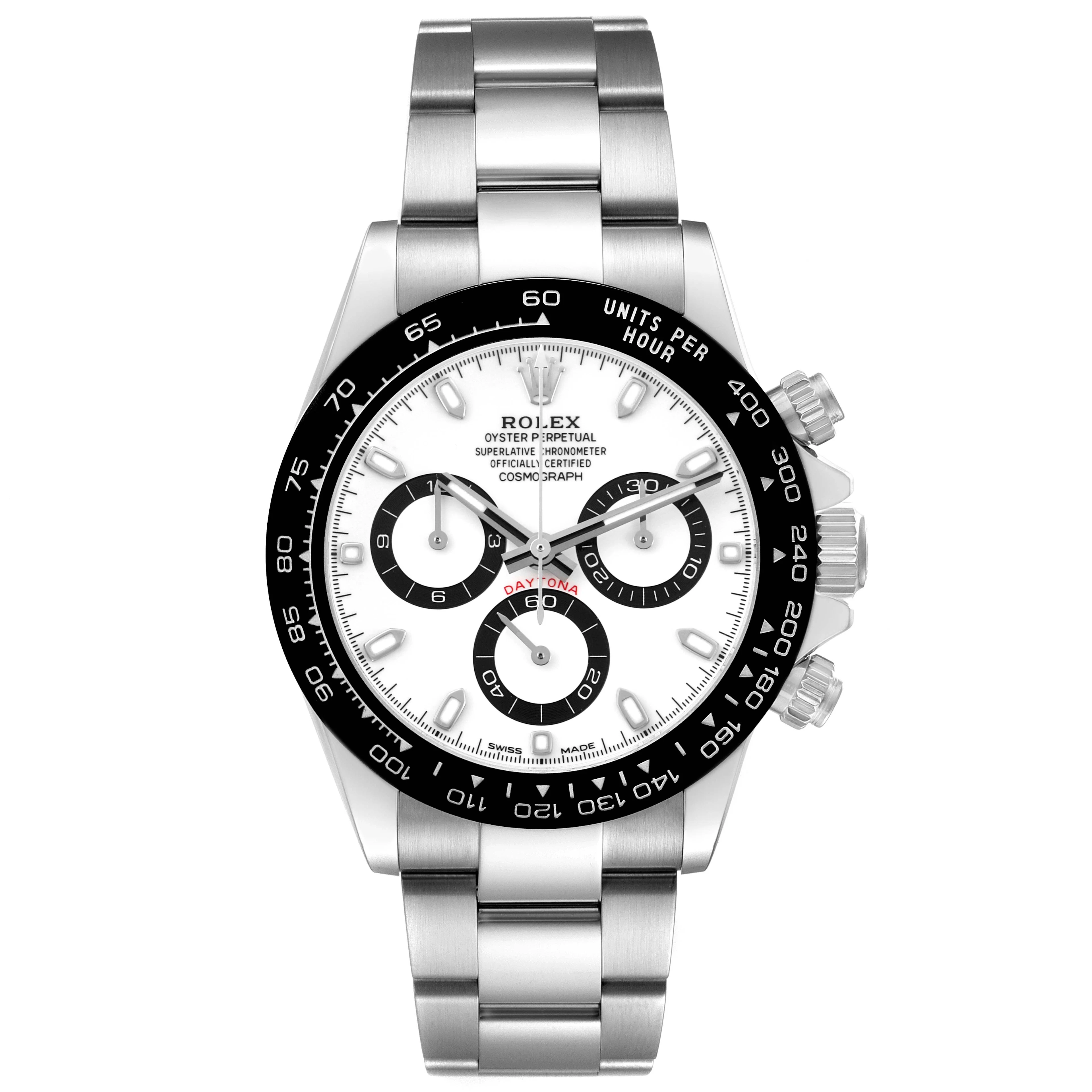 Cosmograph Daytona 'Panda' (Reference 116500LN). A 40mm stainless