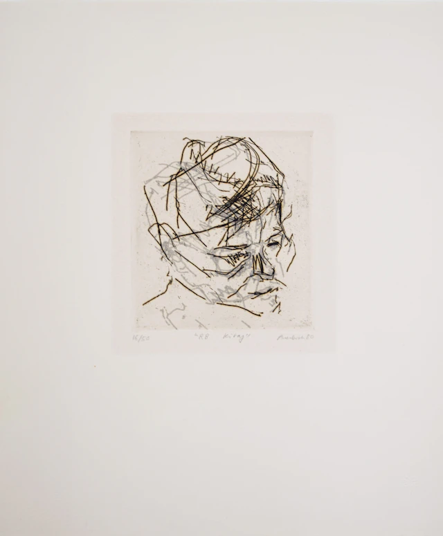 R.B. Kitaj, from: Six Etchings of Heads