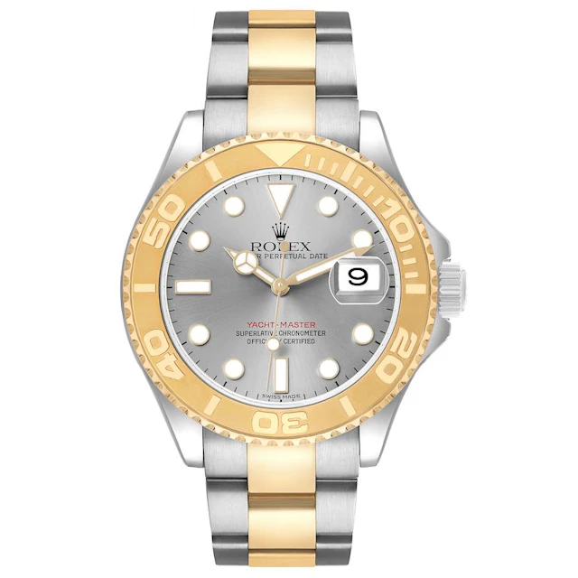 Yacht-Master (Reference 16623). A 40mm yellow gold stainless steel