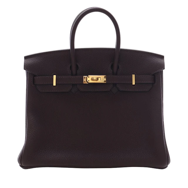 Chocolate Togo Birkin 25 Gold Hardware, 2018
