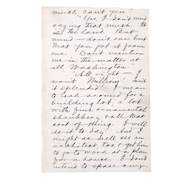 The Gilded Age Manuscript Leaf