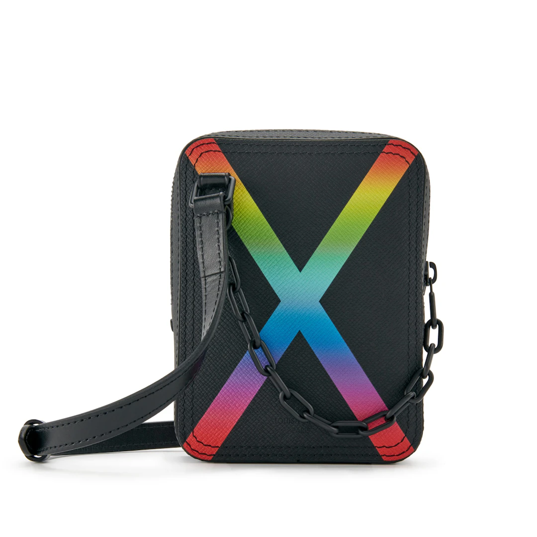 Virgil Abloh Rainbow X and Black Taiga Danube PM Black Hardware, 2019