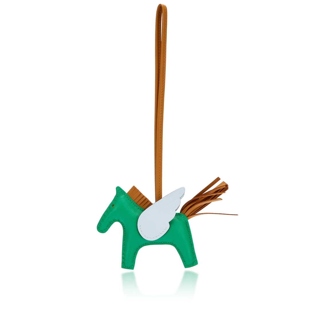 Menthe, Sesame, Bleu Brume Milo Lambskin and Swift GriGri Rodeo Pegase