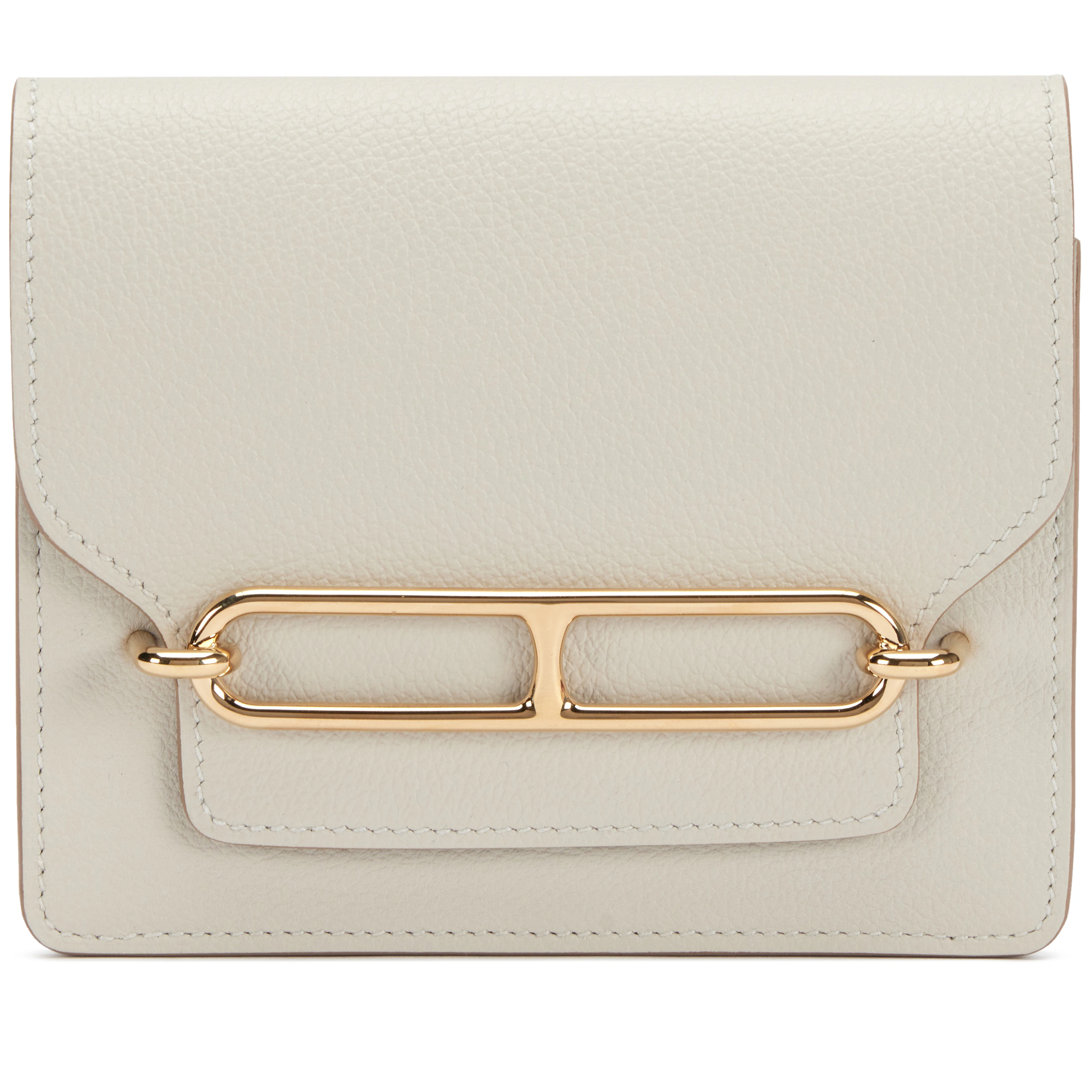 Gris Perle Evercolor Roulis Slim Wallet Permabrass Hardware, 2021