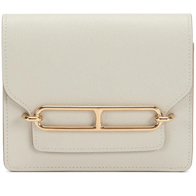 Gris Perle Evercolor Roulis Slim Wallet Permabrass Hardware, 2021