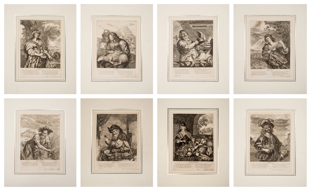 Labours of the Months Engravings