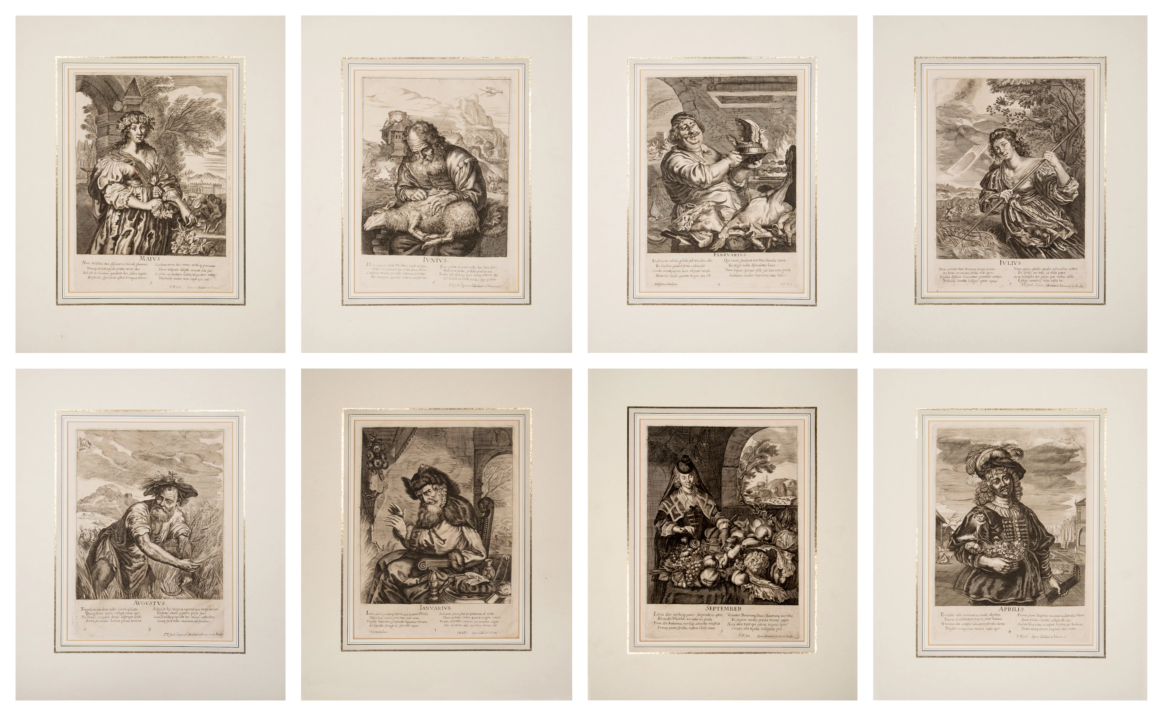 Labours of the Months Engravings