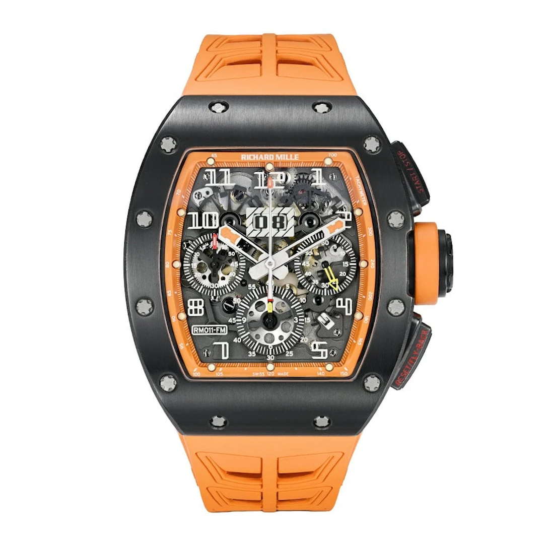 RM 011 'Felipe Massa Orange Storm' (Reference RM011 AJ Ti). A 50mm