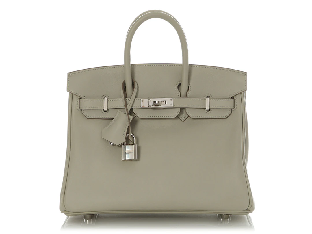 Gris Perle Swift Birkin 25 Palladium Hardware, 2020