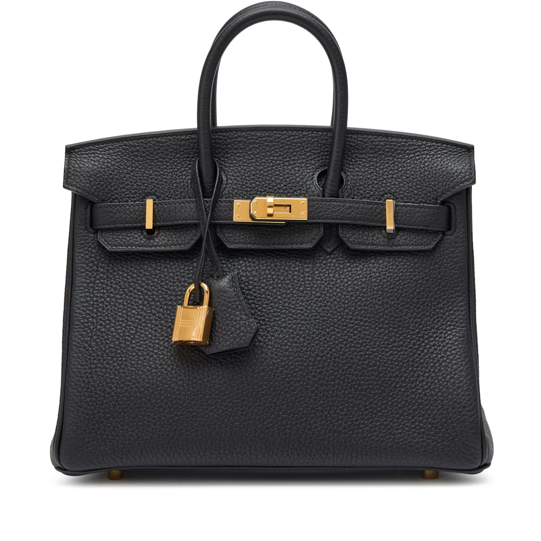 Black Togo Birkin 25 Gold Hardware, 2024