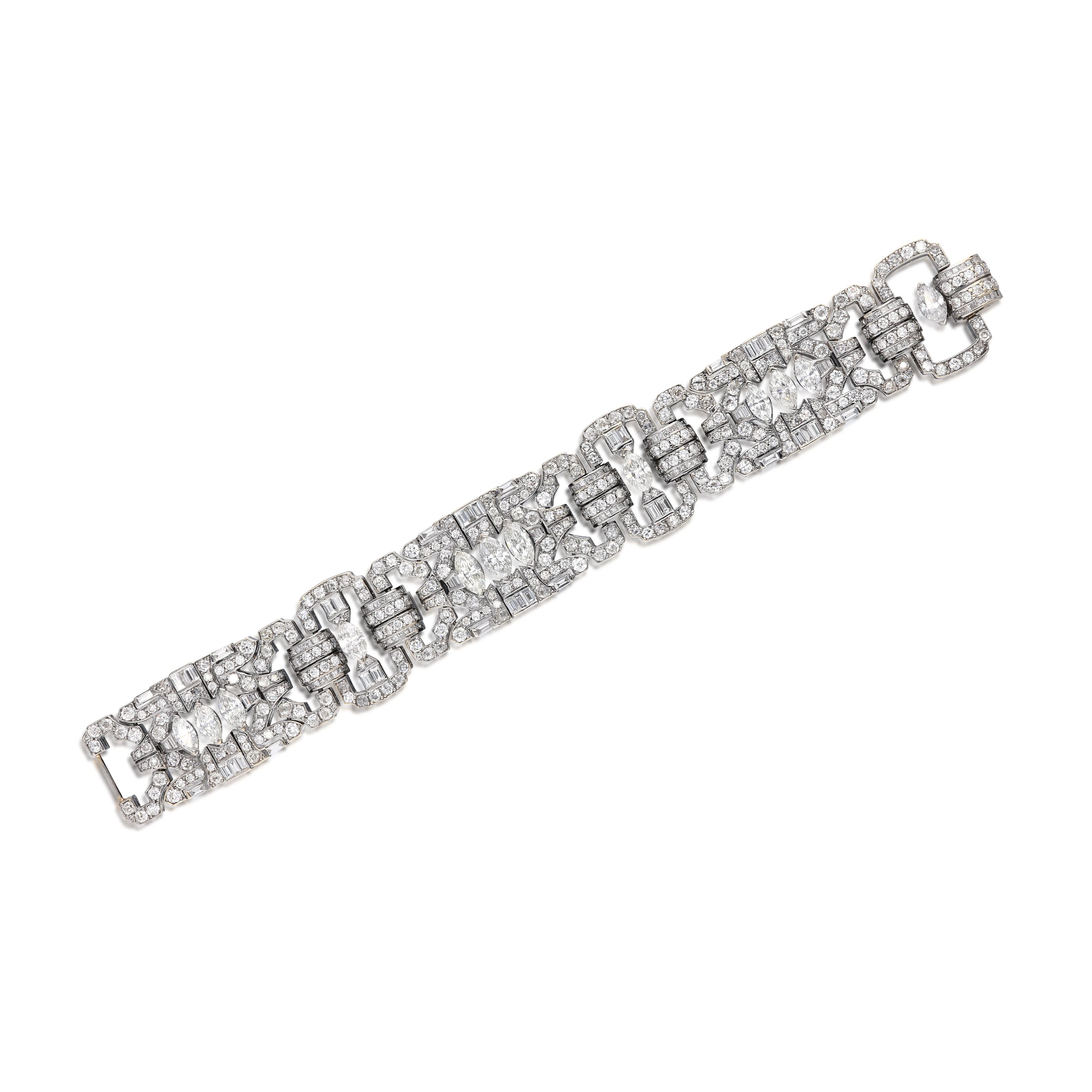 White Gold and Diamond Bracelet