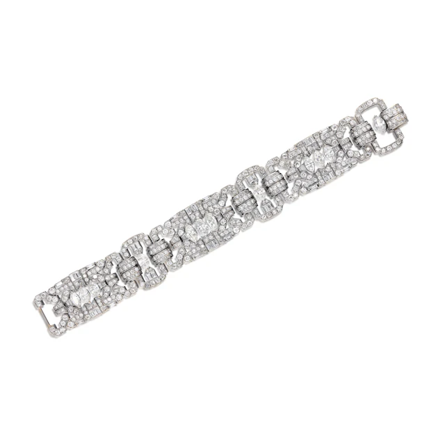 White Gold and Diamond Bracelet