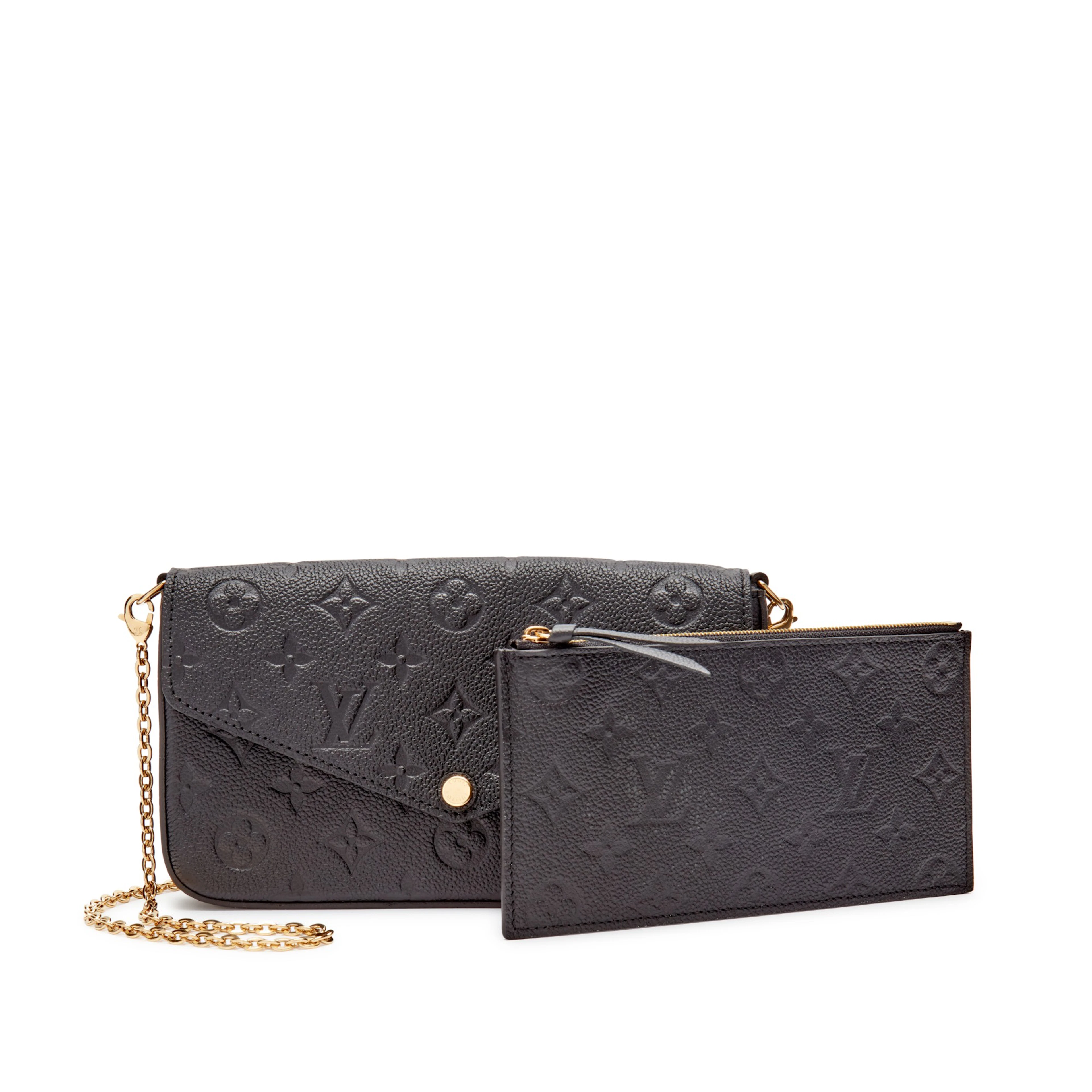 Black Monogram Empreinte Félicie Pochette Gold Hardware, 2021