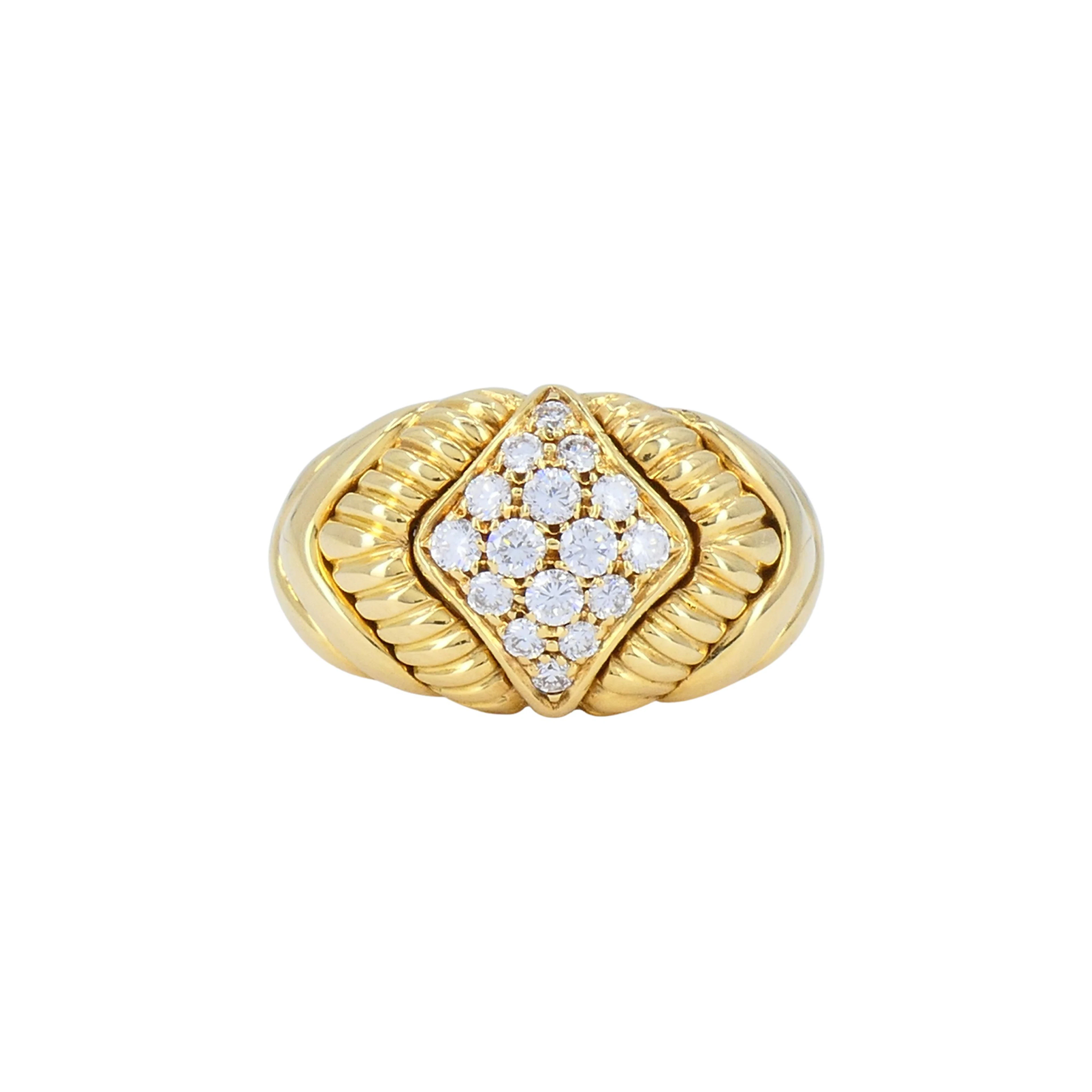 Gold and Diamond Ring