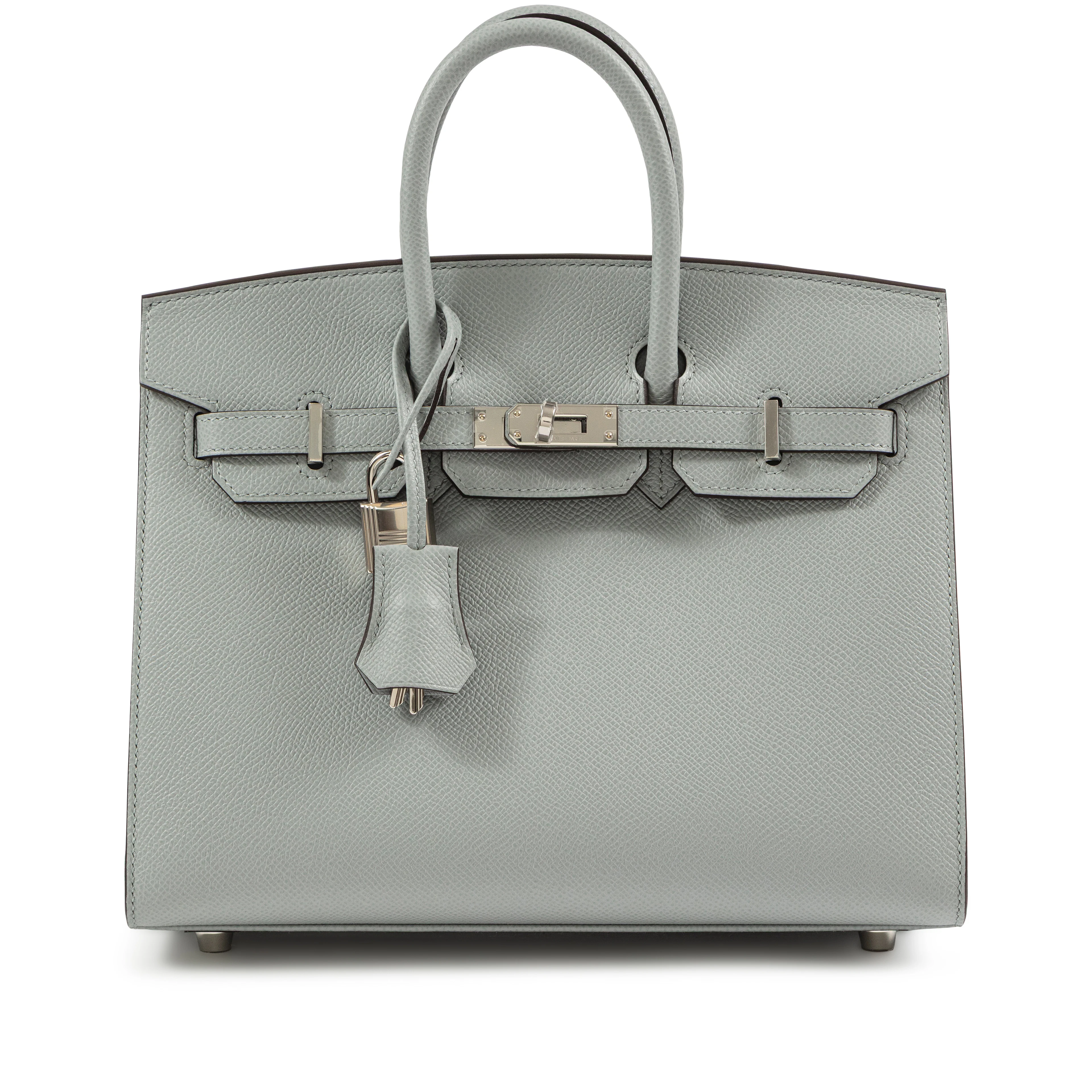 Bleu Glacier Epsom Birkin Sellier 25 Palladium Hardware, 2024