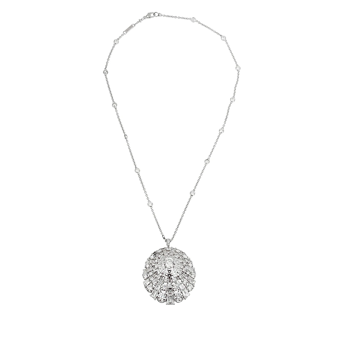 White Gold and Diamond Necklace