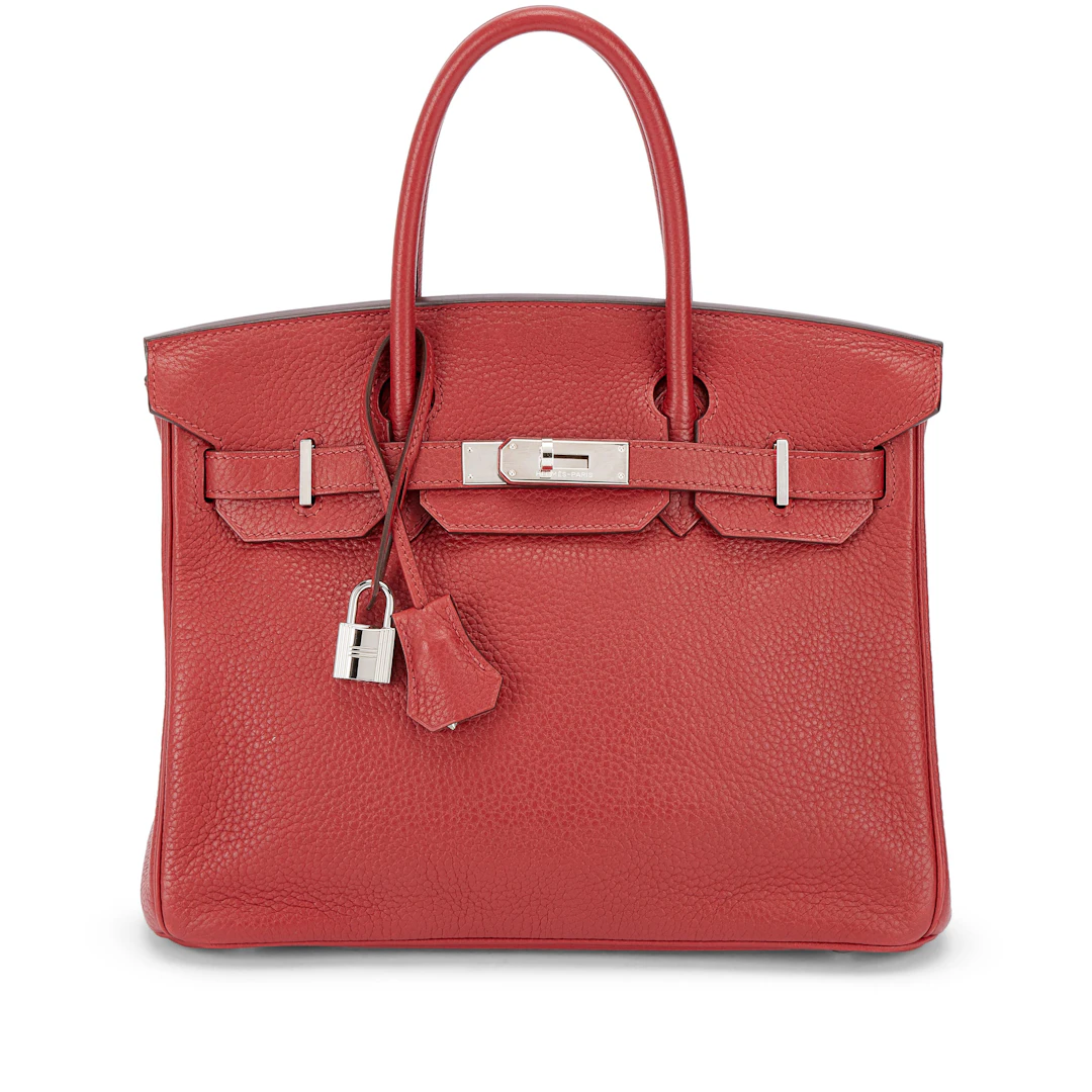 Rouge Venetian Togo Birkin 30 Palladium Hardware, 2009