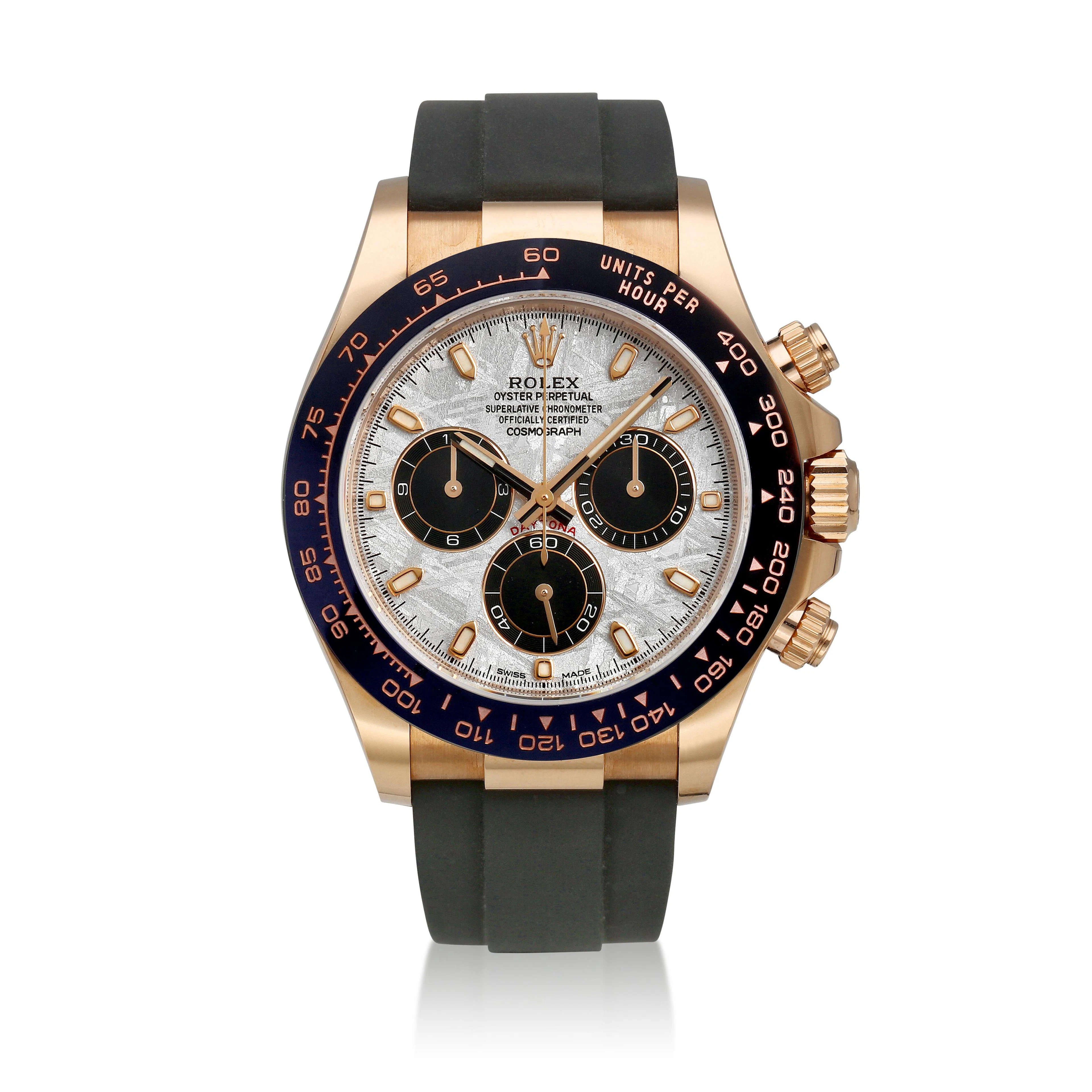 Cosmograph Daytona Meteorite Dial (Reference 116515LN). A 40mm rose