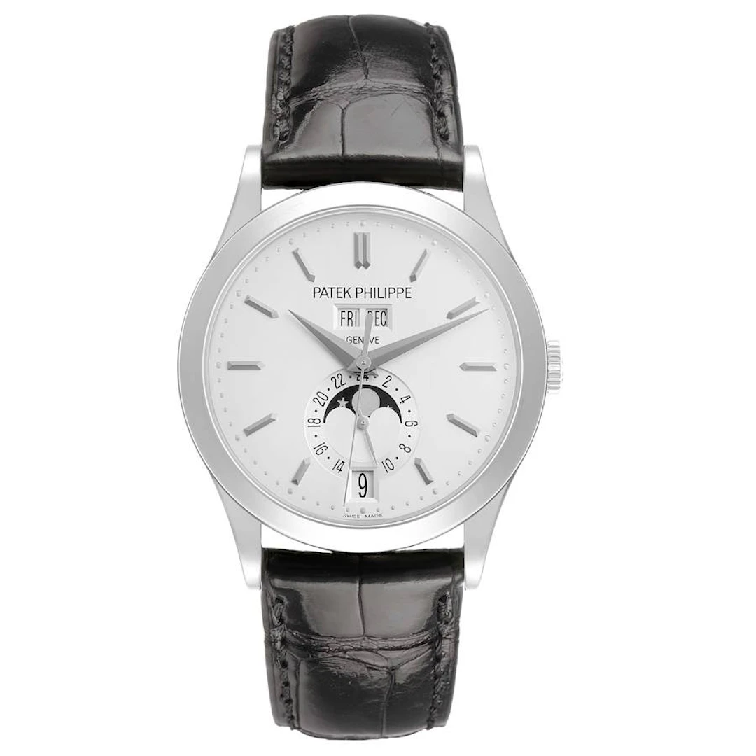 Complications (Reference 5396G). A 38.5mm white gold automatic wristwatch