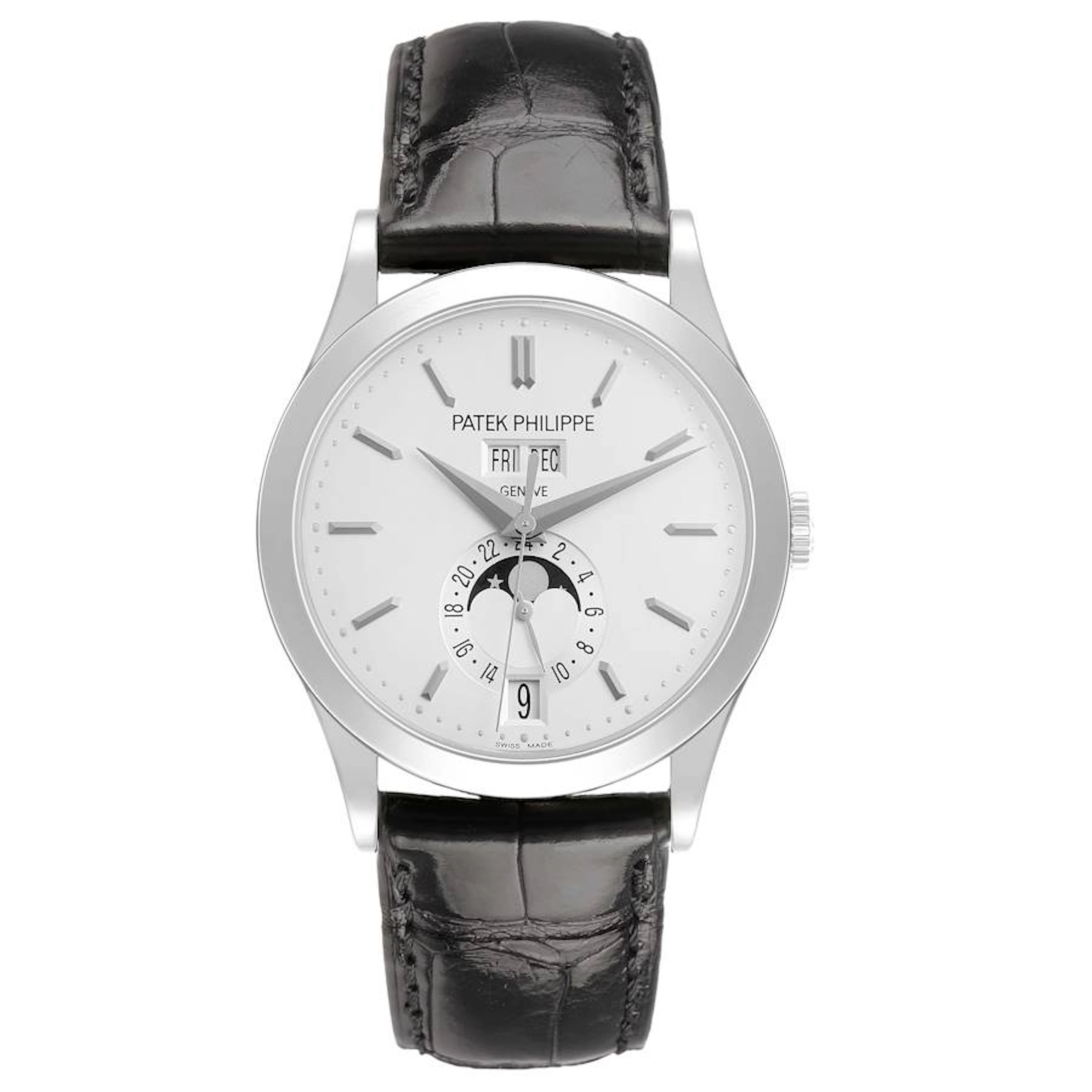 Complications (Reference 5396G). A 38.5mm white gold automatic wristwatch