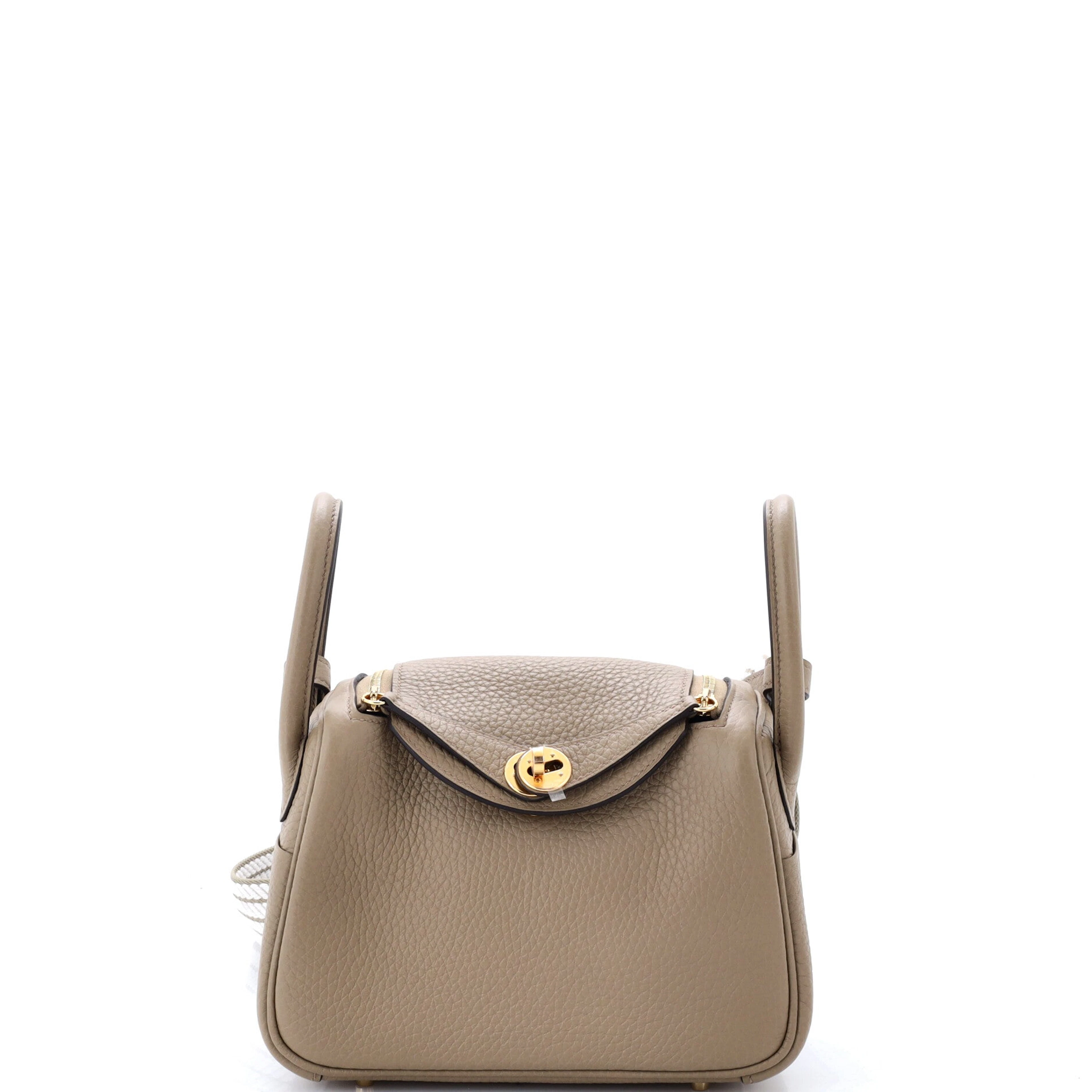Etoupe Clemence Mini Lindy 20 Gold Hardware, 2026