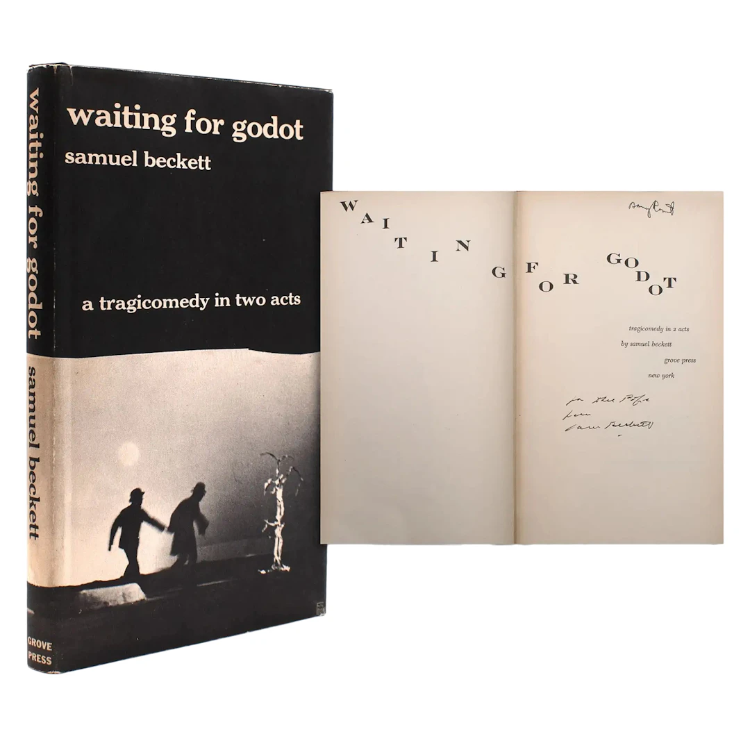 Waiting for Godot Inscribed First Edition in English