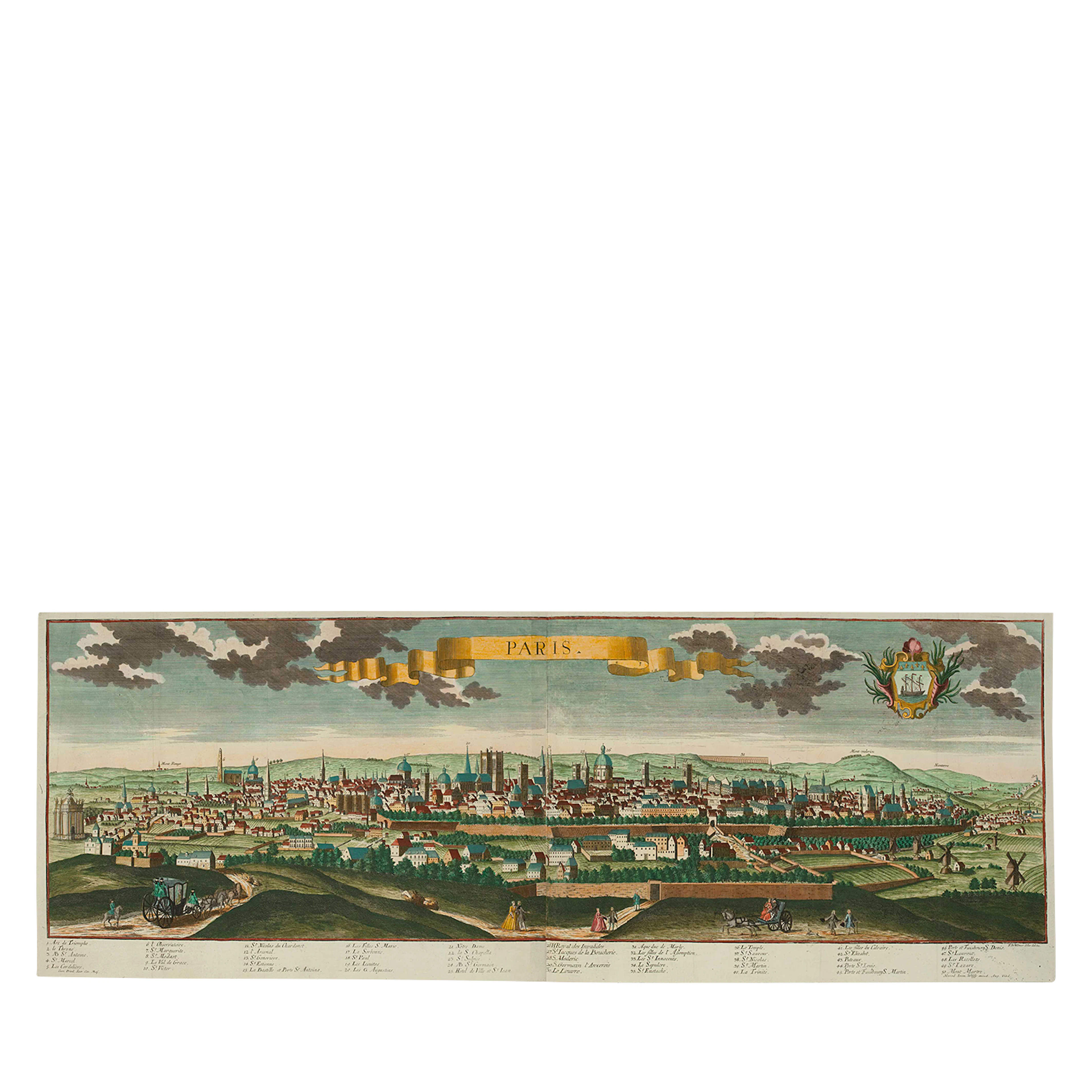 German Map Of Paris