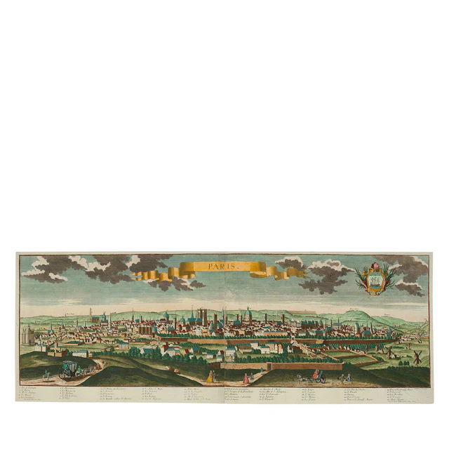 German Map Of Paris