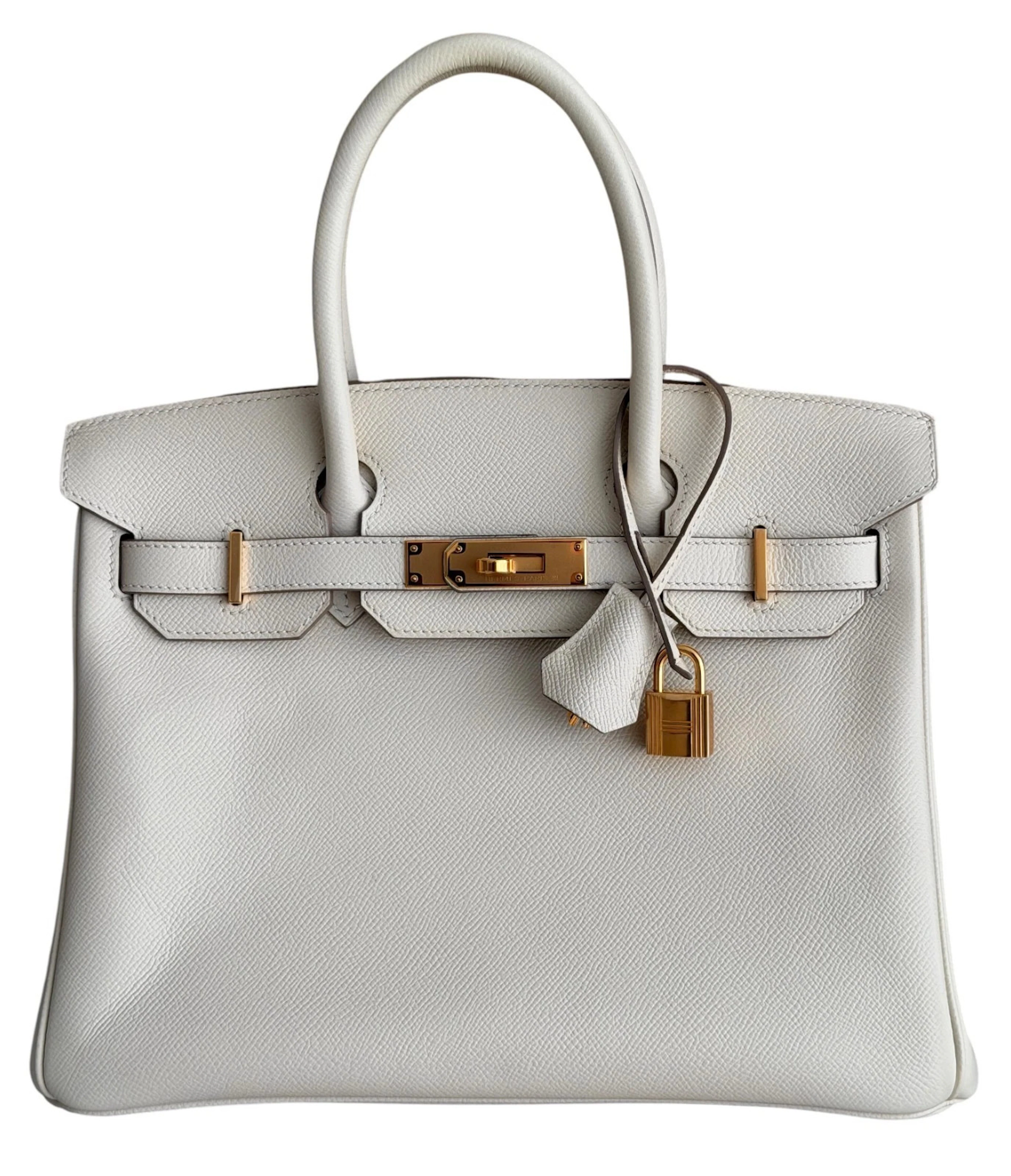 Craie Epsom Birkin 30 Gold Hardware, 2017