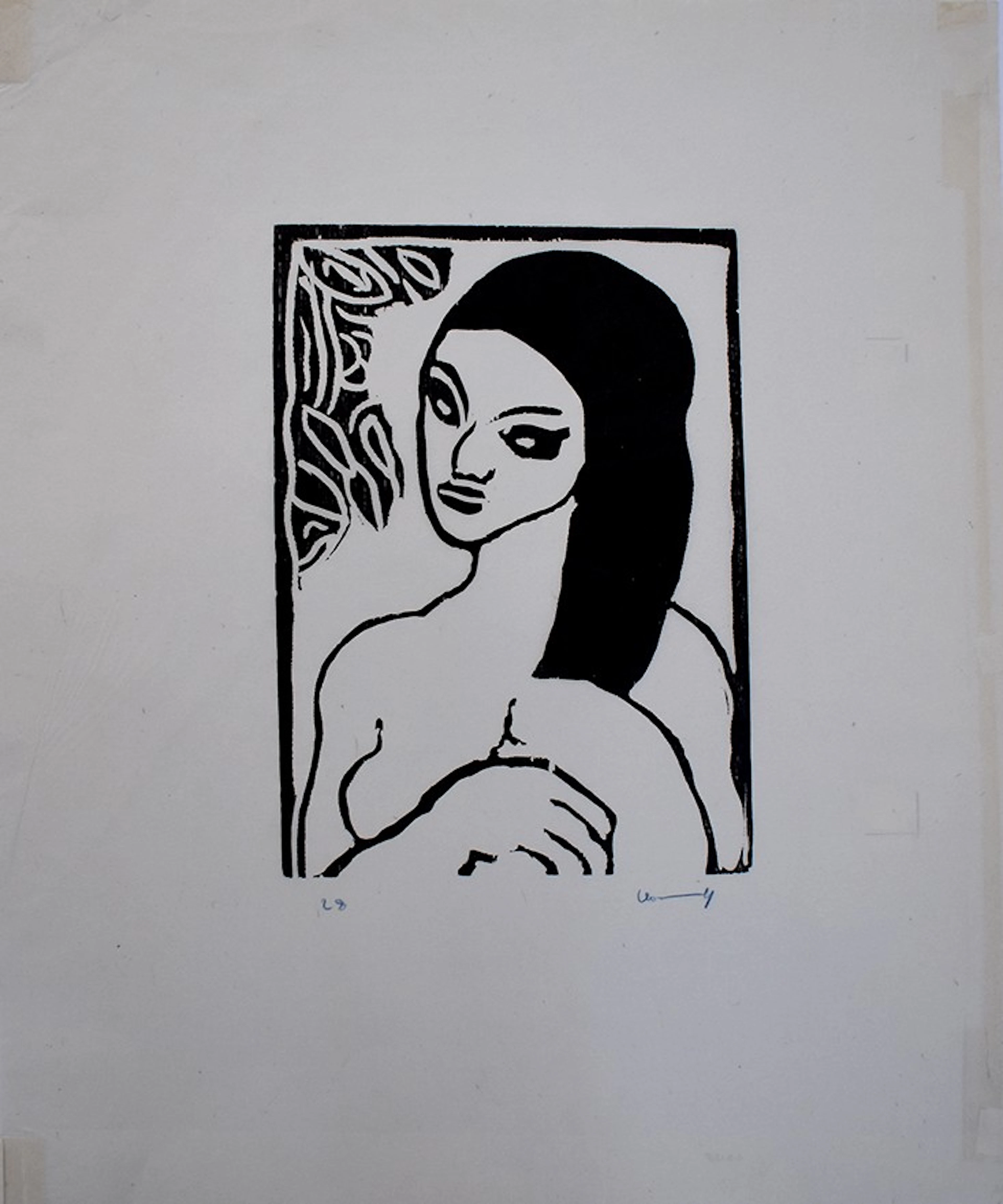 Young Girl Combing Her Hair | Jeune Fille se Coiffant
