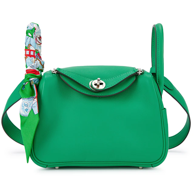 Menthe Swift and Vert Bosphore Verso Mini Lindy 20 Palladium Hardware