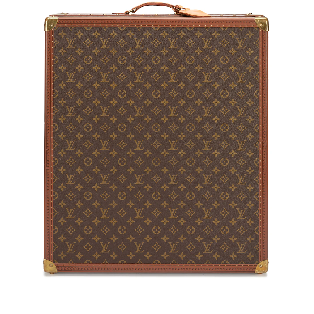 Vintage Monogram Gemine 12 Pairs Shoe Trunk Brass Hardware, 1990s