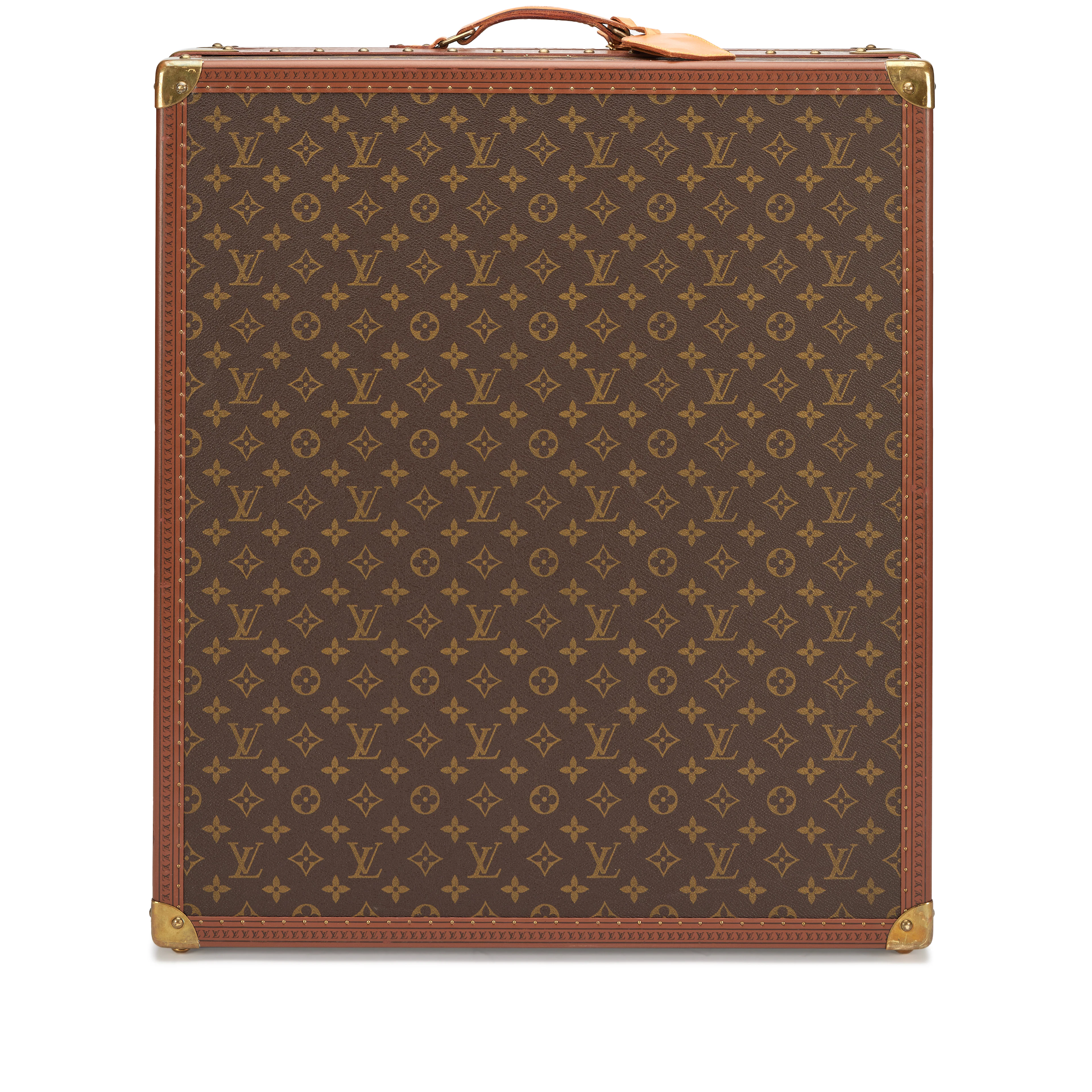 Vintage Monogram Gemine 12 Pairs Shoe Trunk Brass Hardware, 1990s