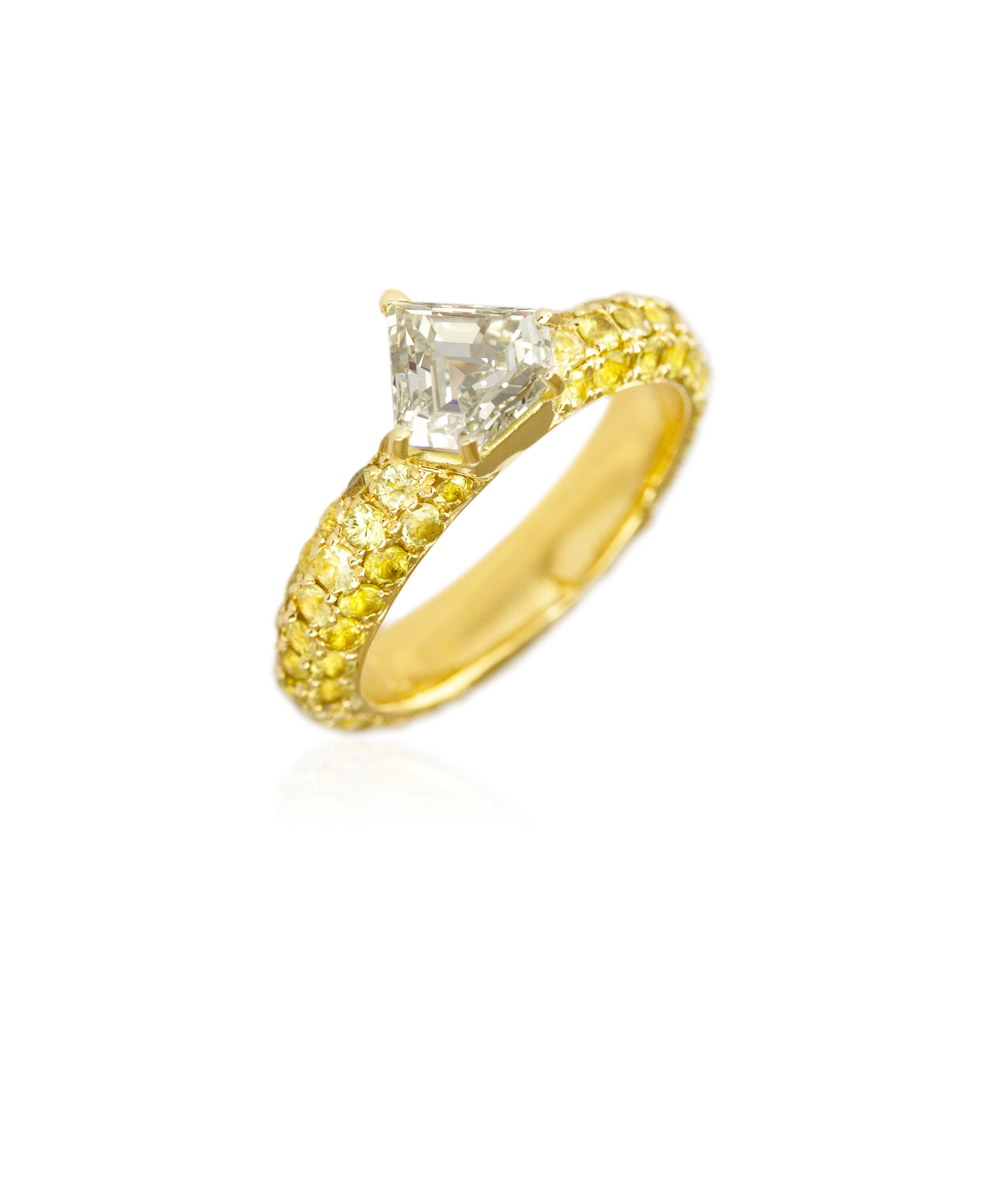 "Modernist" Ring by Ralph Masri