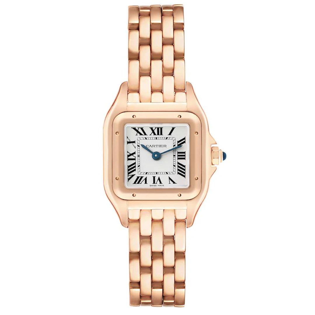 Panthere Small (Reference WGPN0040). A 30.3mm rose gold quartz wristwatch. 2024