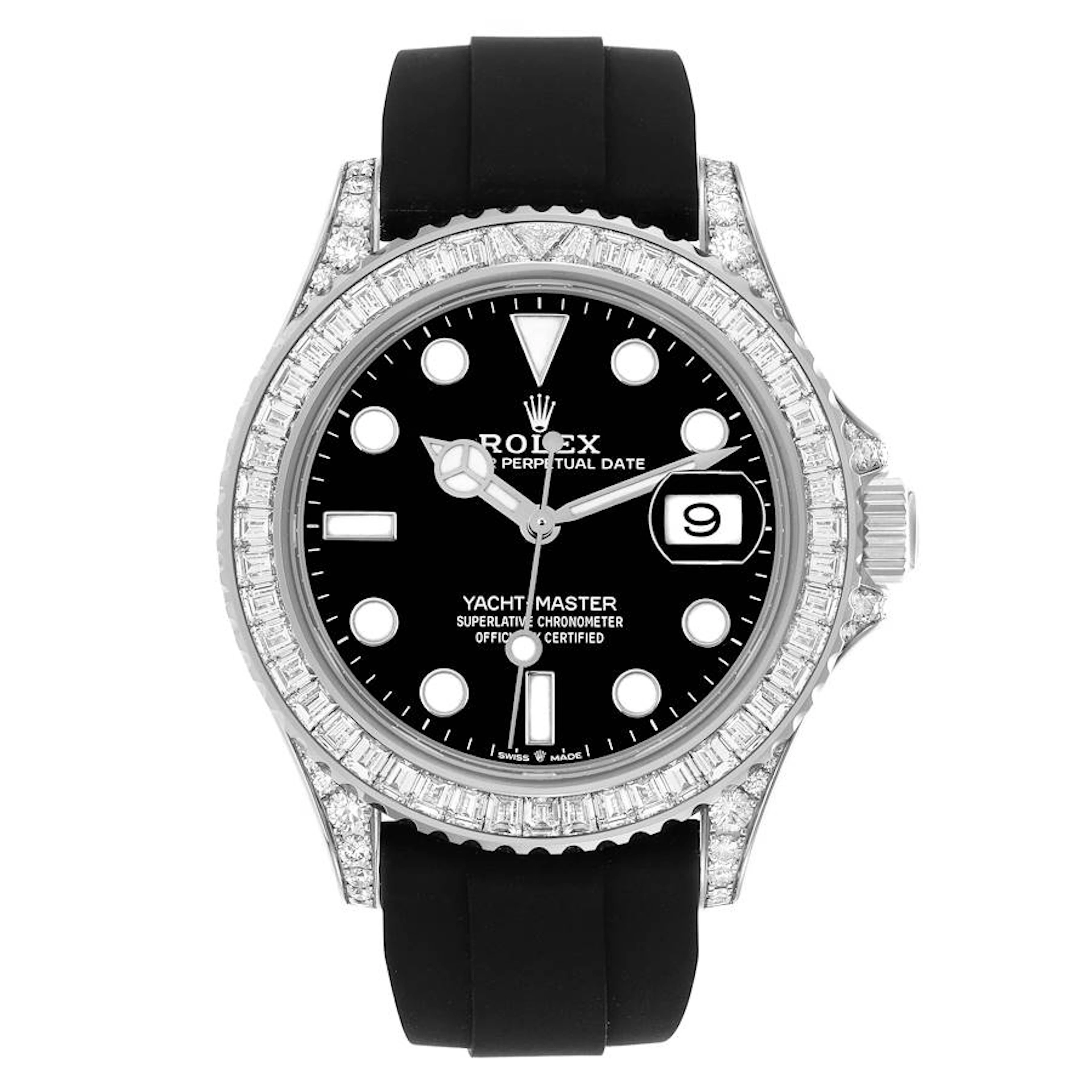 Yacht-Master (Reference 226679TBR). A 42mm white gold diamond set