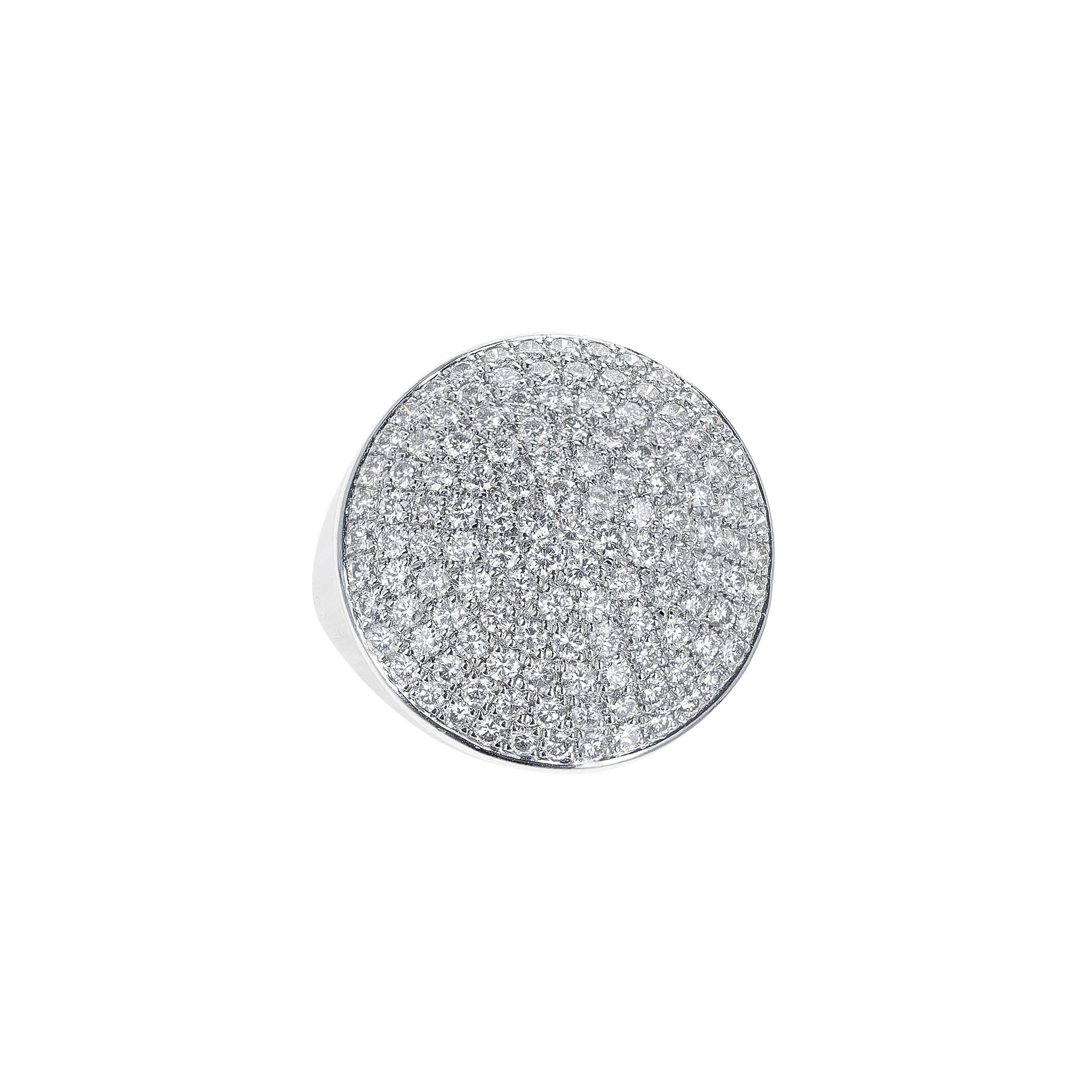 White Gold and Diamond Ring