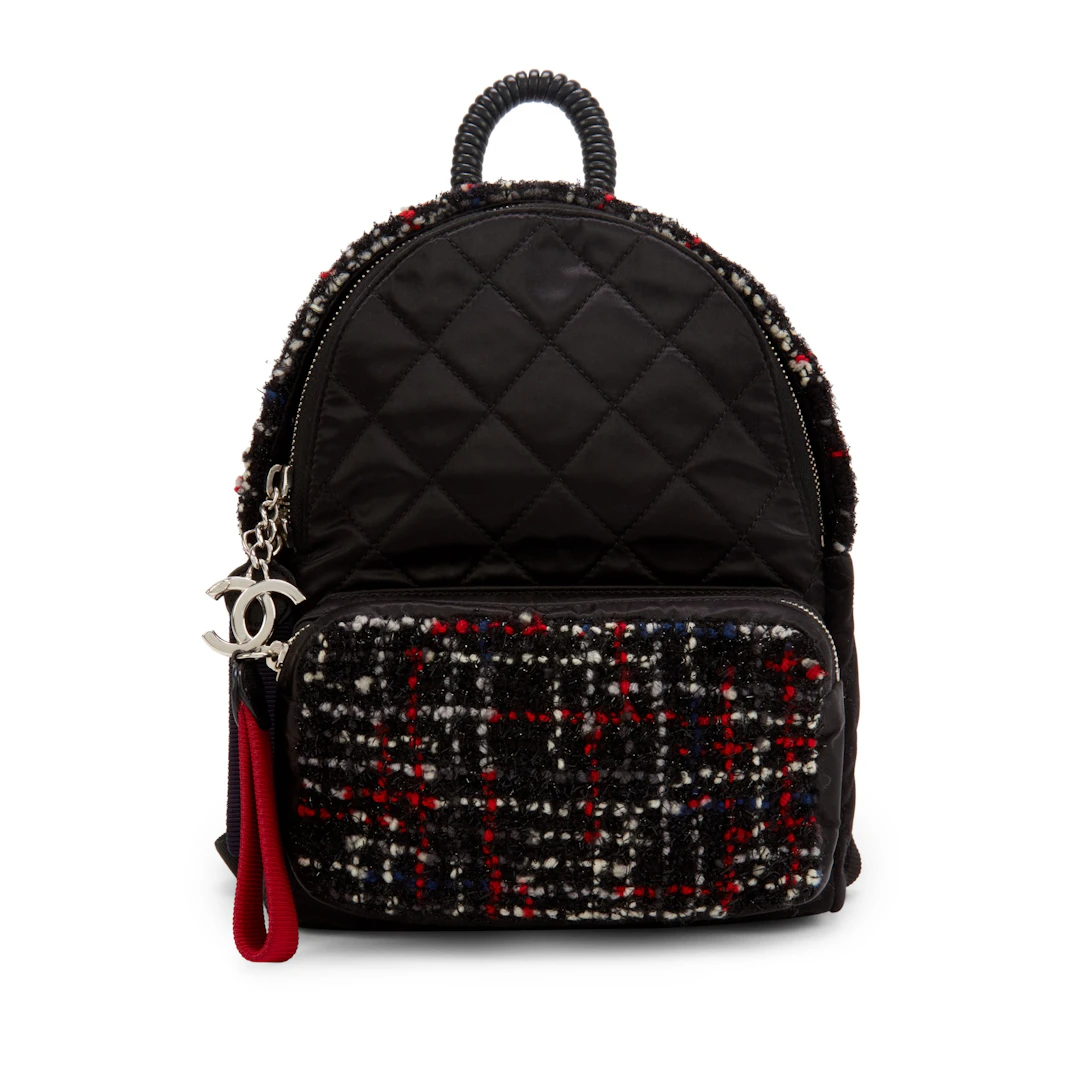 Multicolor and Black Quilted Nylon and Tweed Astronaut Essentials