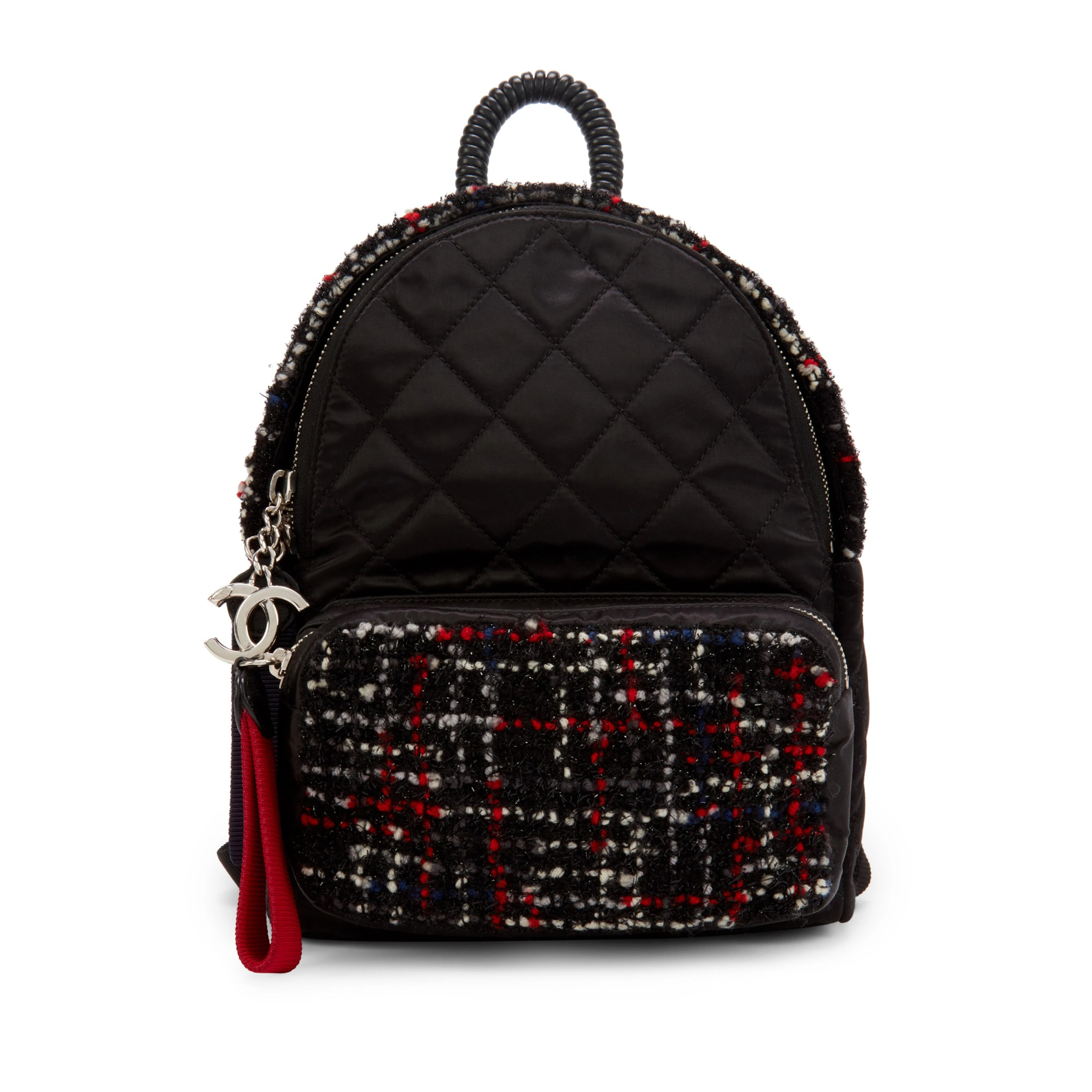 Multicolor and Black Quilted Nylon and Tweed Astronaut Essentials