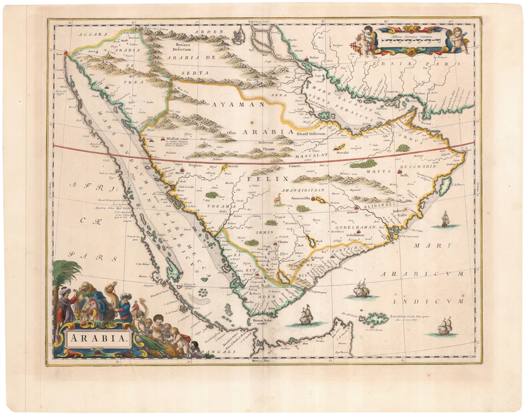 Dutch Map of Arabia