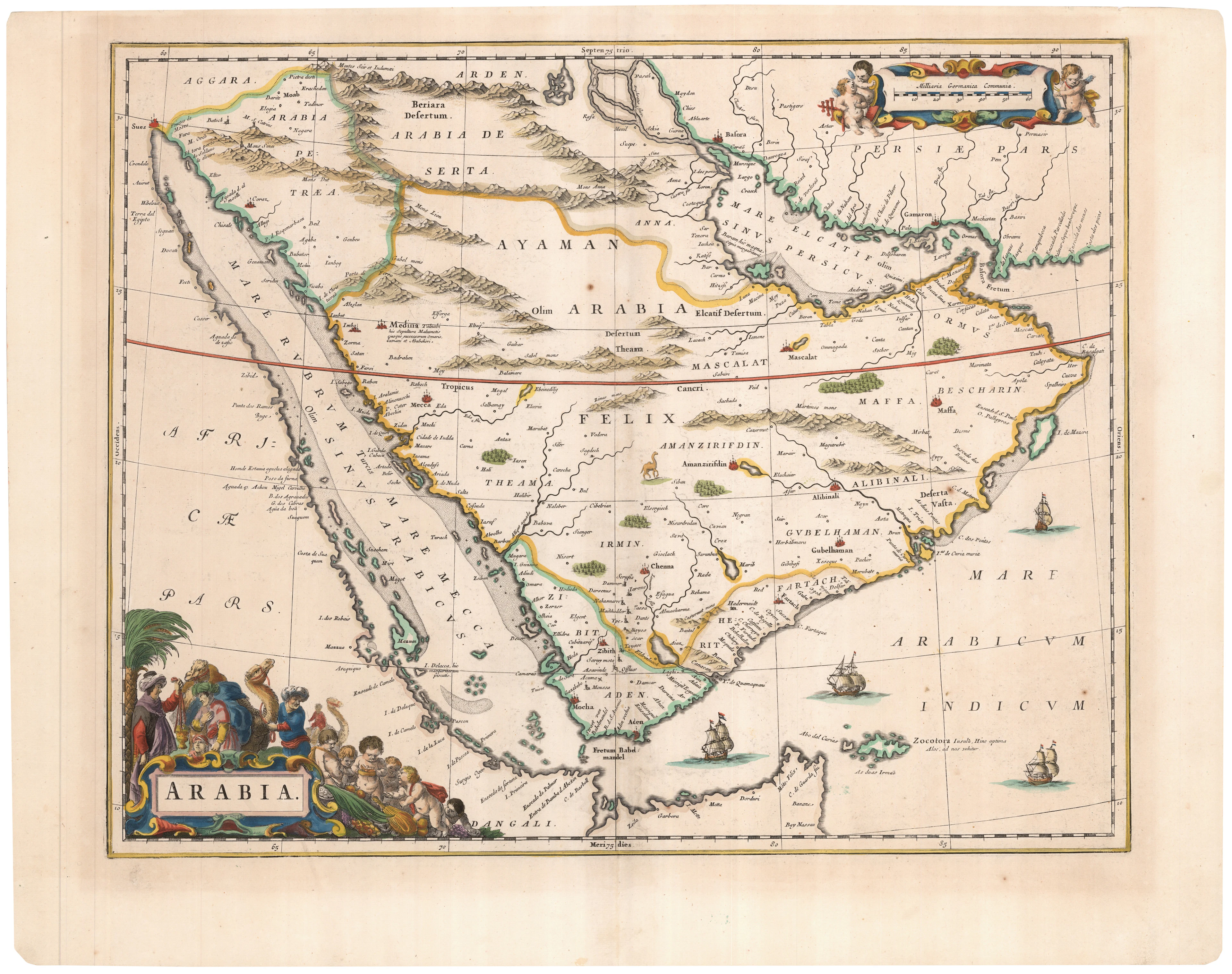 Dutch Map of Arabia