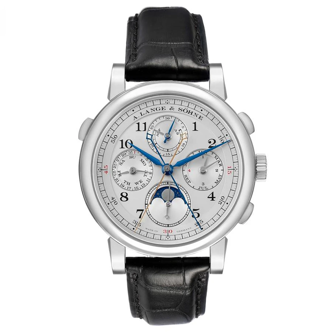 1815 Rattrapante (Reference 421.025FE). A 41.9mm platinum manual wind