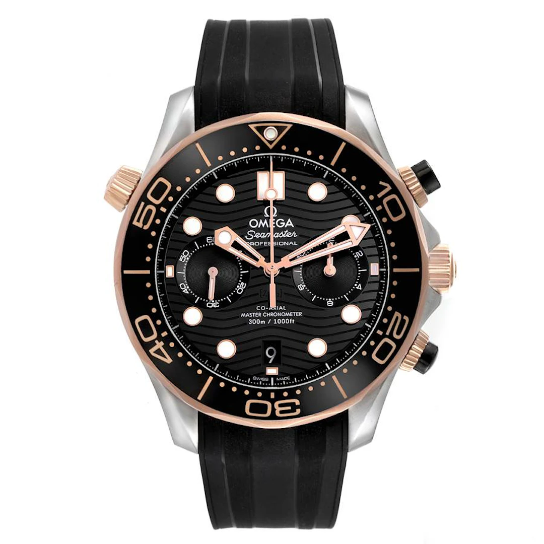 Seamaster (Reference 210.22.44.51.01.001). A 44mm rose gold stainless