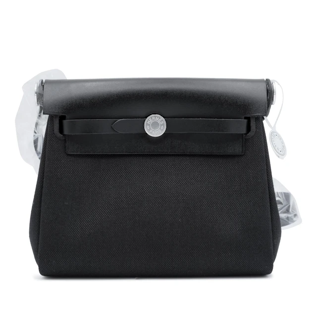 Black Vache Hunter and Toile Mini Herbag Zip 20 Palladium Hardware, 2025