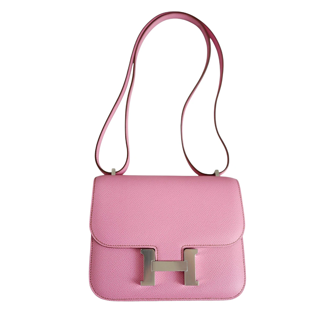 5P Bubblegum Pink Epsom Mini Constance 18 Palladium Hardware, 2022
