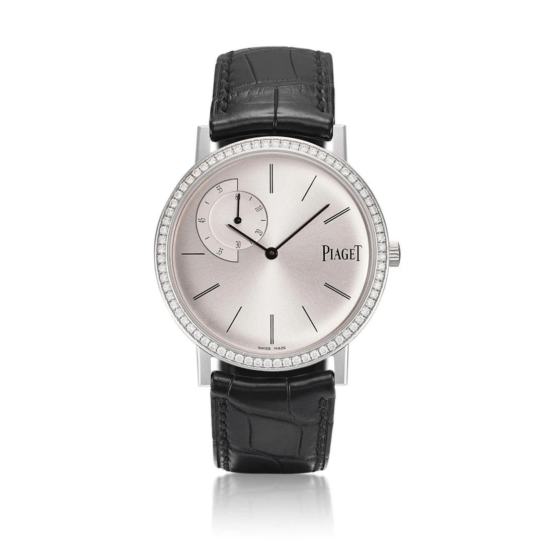 Altiplano (Reference P10706). A white gold and diamond-set mechanical