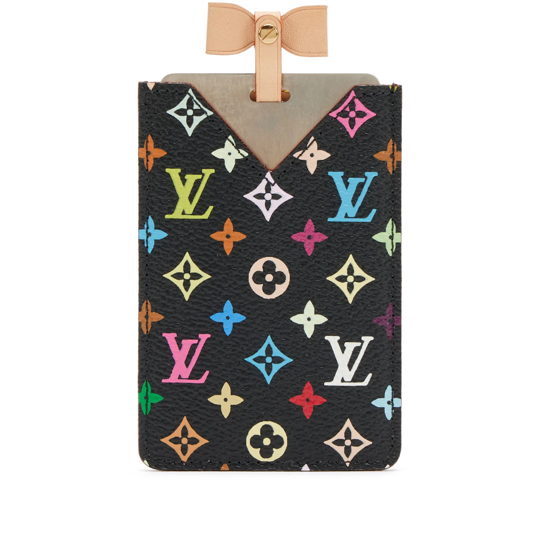 Black Monogram Multicolore Takashi Murakami Etui Miroir Mirror and Case, 2003
