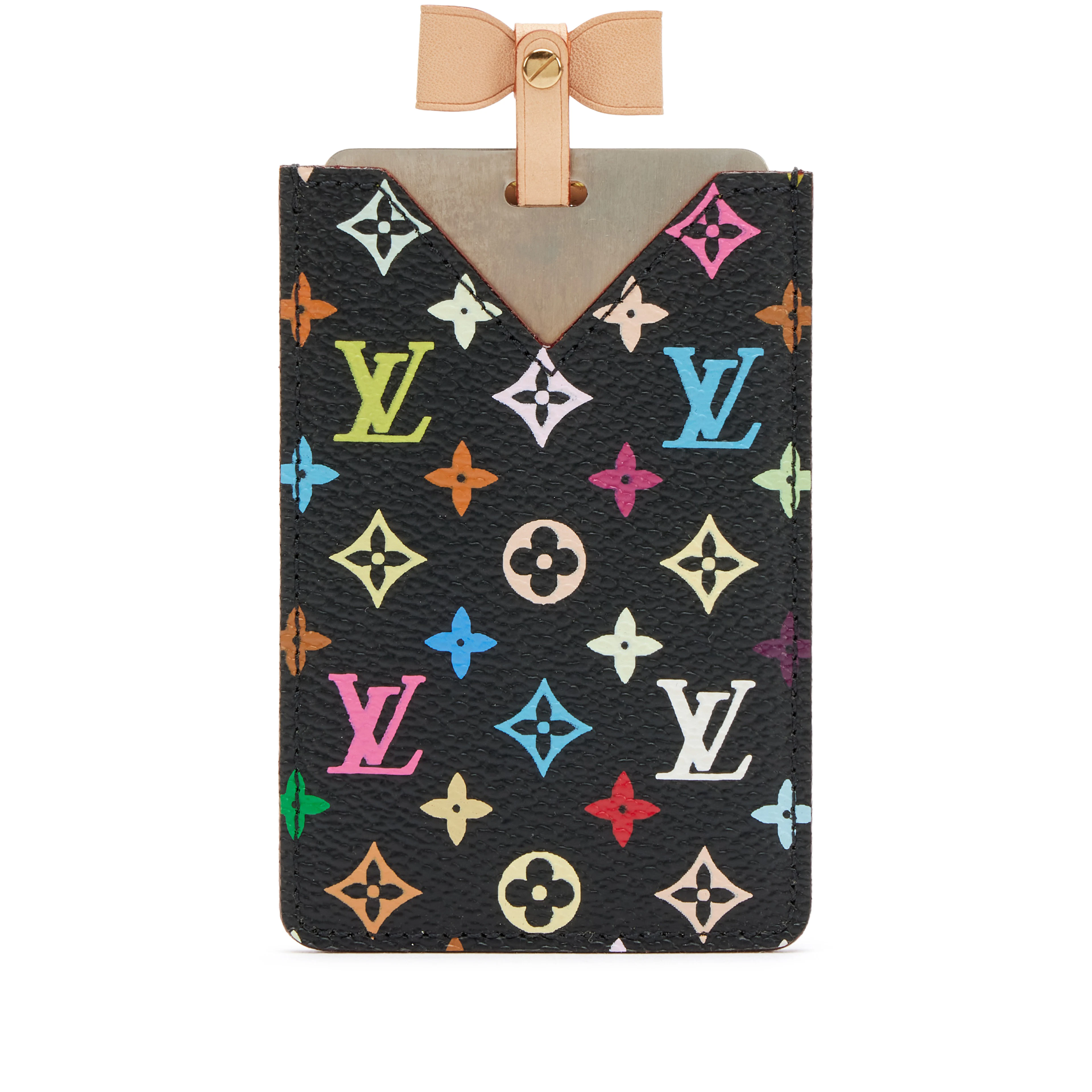 Black Monogram Multicolore Takashi Murakami Etui Miroir Mirror and Case, 2003